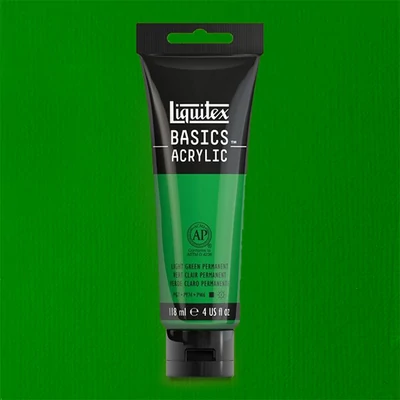 Akrylová farba Liquitex Basics, 118 ml - 312, green light permanent