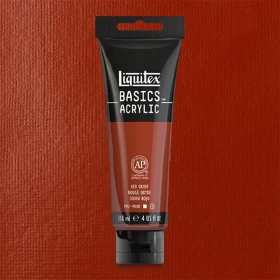 Akrylová farba Liquitex Basics, 118 ml - 335, red oxide
