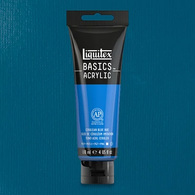 Akrylová farba Liquitex Basics, 118 ml - 470, cerulean blue hue