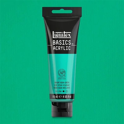 Akrylová farba Liquitex Basics, 118 ml - 660, aqua green bright