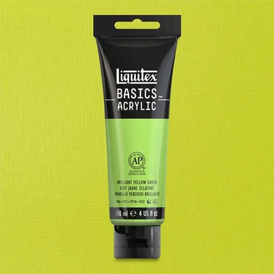 Akrylová farba Liquitex Basics, 118 ml - 840, yellow green brilliant