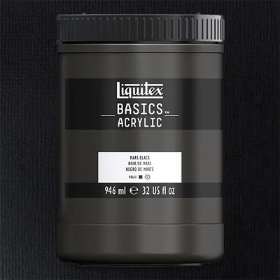 Akrylová farba Liquitex Basics, 946 ml - 276, mars black