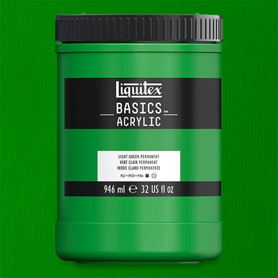 Akrylová farba Liquitex Basics, 946 ml - 312, light green permanent
