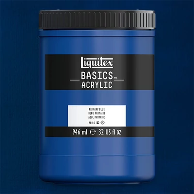 Akrylová farba Liquitex Basicsa, 946 ml - 420, primary blue