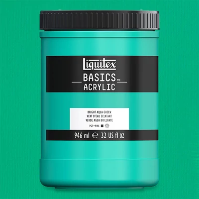 Akrylová farba Liquitex Basics, 946 ml - 660, bright aqua green