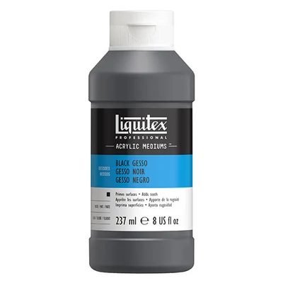 Základný náter Liquitex Gesso, 237 ml - čierny