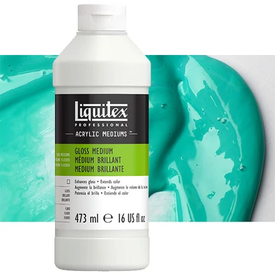 Riediaci médium a lak Liquitex Gloss Fluidné, lesklý - 473 ml