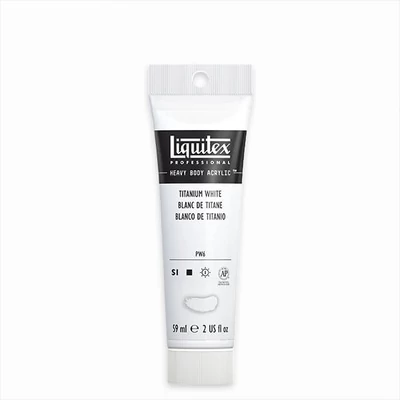 Akrylová farba Liquitex Heavy Body, 59 ml - 432, titanium white