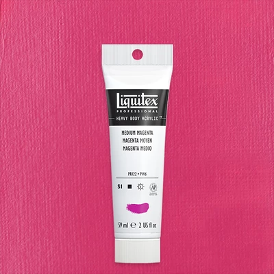 Akrylová farba Liquitex Heavy Body, 59 ml - 500, medium magenta