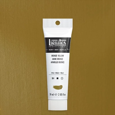 Akrylová farba Liquitex Heavy Body, 59 ml - 530, bronze yellow
