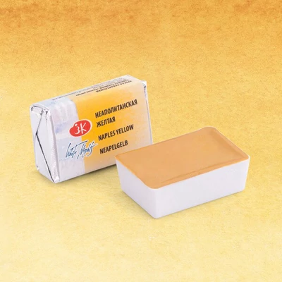 Akvarelová farba v panvičke White Nights, 2,5 ml - 209, naples yellow