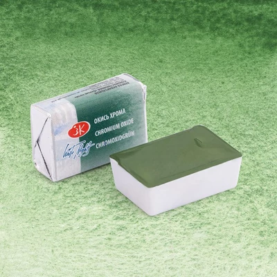Akvarelová farba v panvičke White Nights, 2,5 ml - 704, chromium oxide