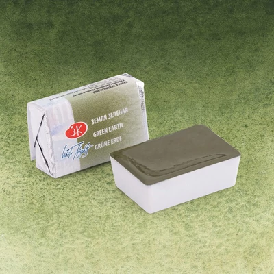 Akvarelová farba v panvičke White Nights, 2,5 ml - 730, green earth