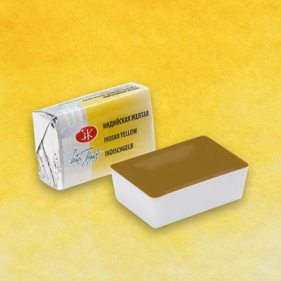 Akvarelová farba v panvičke White Nights, 2,5 ml - 228, indian yellow