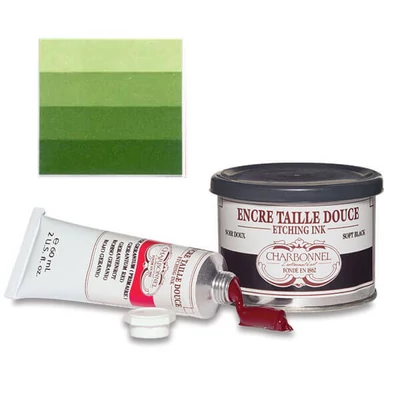 Hĺbkotlačová farba Charbonnel, 60 ml - mid green