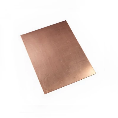 Červený medený plech na hĺbkotlač, hrúbka 1 mm - 10x15 cm