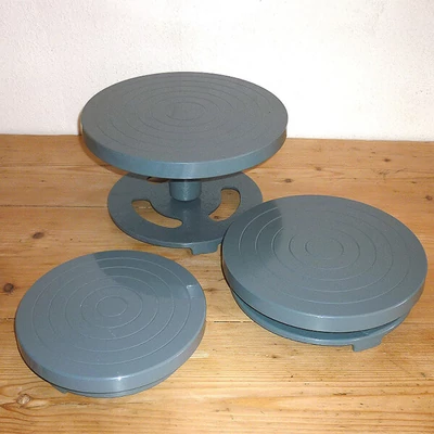 Otočný sochársky stôl - 30 cm, liatinový, nízky