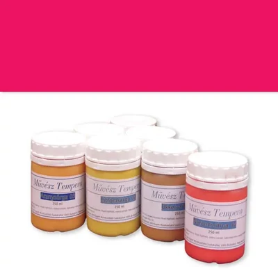 Temperová farba, 250 ml - 18, primer červená