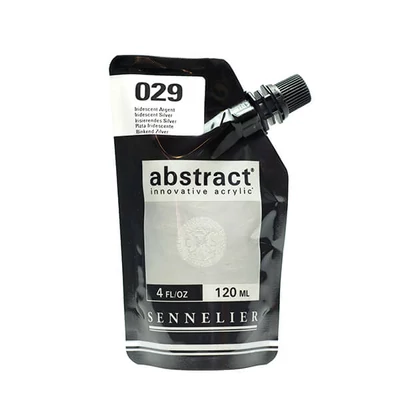 Akrylová farba Sennelier Abstract, 120 ml - 029, iridescent silver
