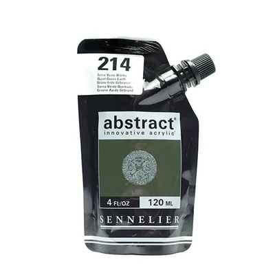 Akrylová farba Sennelier Abstract, 120 ml - 214, burnt green earth
