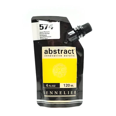 Akrylová farba Sennelier Abstract, 120 ml - 574, primary yellow