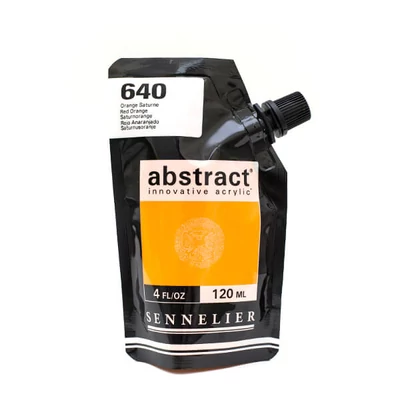 Akrylová farba Sennelier Abstract, 120 ml - 640, red orange