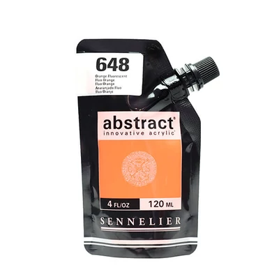Akrylová farba Sennelier Abstract, 120 ml - 648, fluo orange