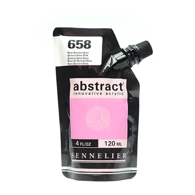 Akrylová farba Sennelier Abstract, 120 ml - 658, quinacridone pink