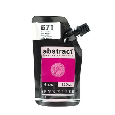 Akrylová farba Sennelier Abstract, 120 ml - 671, deep magenta