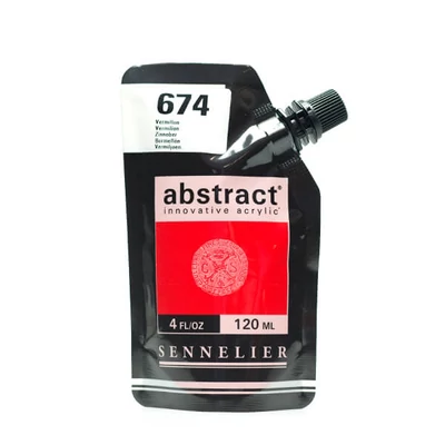 Akrylová farba Sennelier Abstract, 120 ml - 674, vermilion