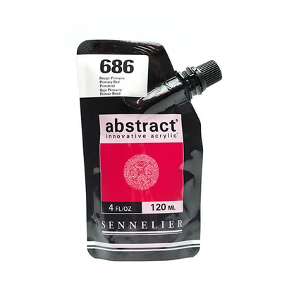 Akrylová farba Sennelier Abstract, 120 ml - 686, primary red