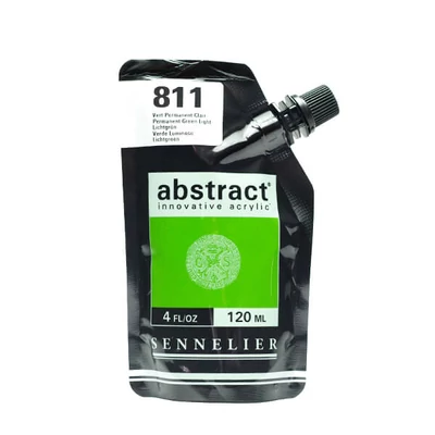 Akrylová farba Sennelier Abstract, 120 ml - 811, permanent green light
