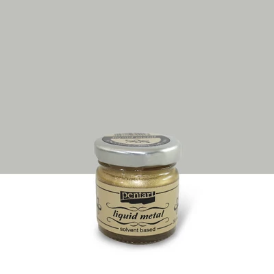 Tekutý kov Pentart, 30 ml - strieborný