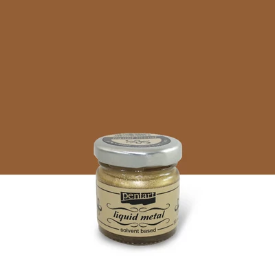 Tekutý kov Pentart, 30 ml - bronzový
