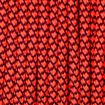Paracord 550, v metroch, 4 mm - diamantový camo losos