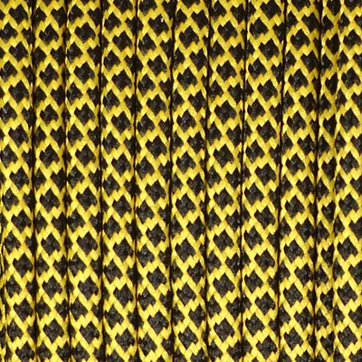 Paracord 550, v metroch, 4 mm - diamantová camo žltý