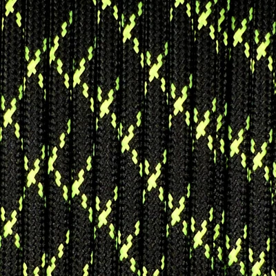 Paracord 550, v metroch, 4 mm - T virus camo fluor green