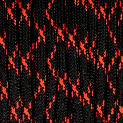 Paracord 550, v metroch, 4 mm - T virus camo červeno-lososový
