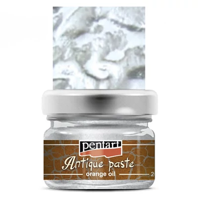 Antikovacia pasta Pentart, 20 ml - strieborná