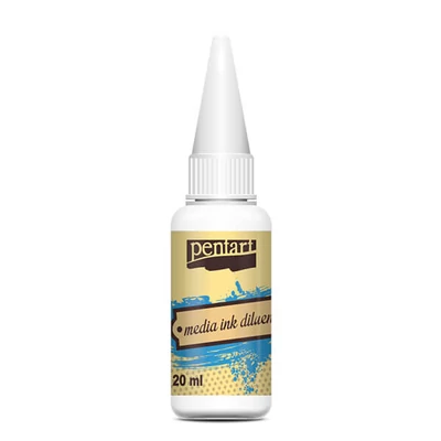 Atramentové farbivo Pentart Media ink, 20 ml - riedidlo