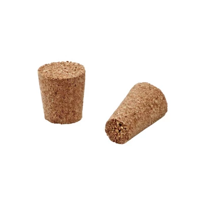 Korková zátka kužeľová - 1,2-1,9 cm ⌀, 1 ks