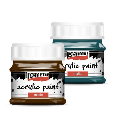 Matná akrylová farba Pentart, 50 ml - v rôznych farbách