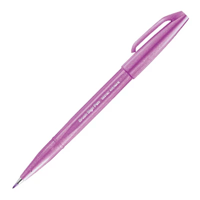 Štetcový popisovač Pentel Brush Sign Pen, SES15C-P2X, bažiny