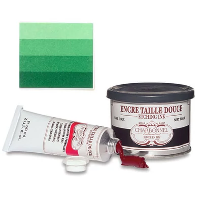 Hĺbkotlačová farba Charbonnel, 200 ml - permanent green