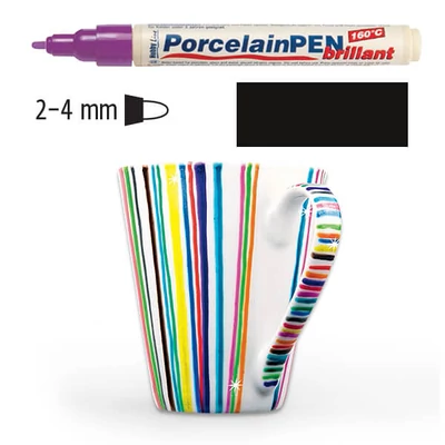 Popisovač na sklo a porcelán, Kreul Classic - 11 čierna
