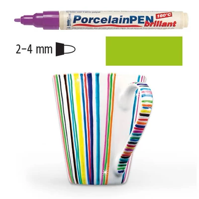 Popisovač na sklo a porcelán, Kreul Classic - 08 rezeda
