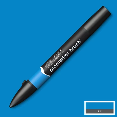 Obojstranný alkoholový popisovač Promarker Brush - B346, azure