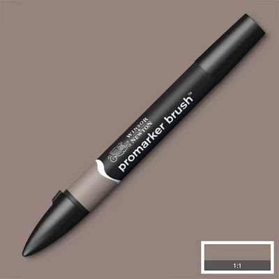 Obojstranný alkoholový popisovač Promarker Brush - WG4, warm grey 4