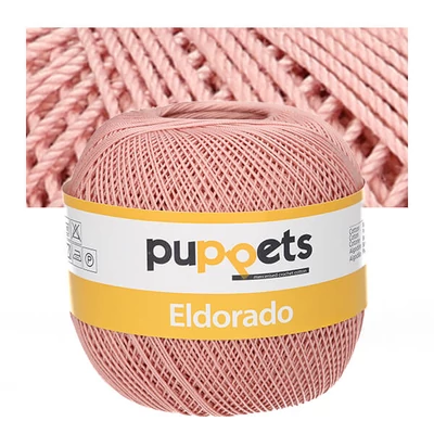 Priadza na háčkovanie, Eldorado 10, 100g, 04247 bledá broskyňa
