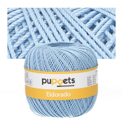 Priadza na háčkovanie, Eldorado 10, 50g, 04280 bledomodrá